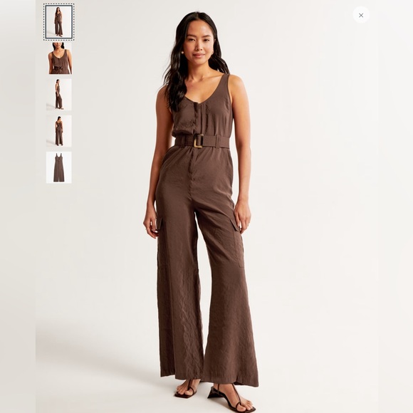 Abercrombie & Fitch Pants - NWT Abercrombie & Fitch Draped Utility Jumpsuit Size XXS Petite